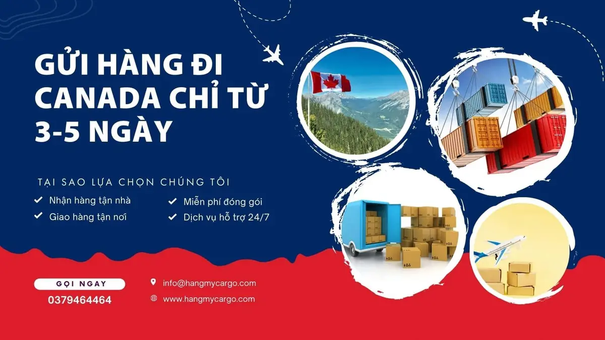 Bảng Giá Gửi Hàng Đi Canada Nhanh Chóng, Giá Hợp Lý