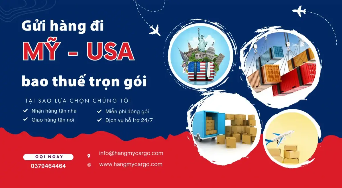 Dịch vụ gửi hàng đi Mỹ uy tín – Giá tốt – Nhanh chóng chỉ từ 3-5 ngày
