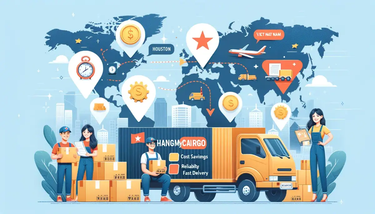 Dịch vụ Gửi hàng từ Houston về Việt Nam